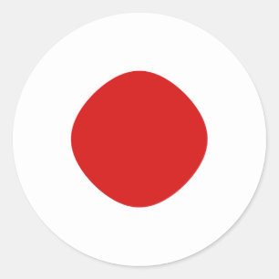 Aufkleber für die Flagge Japans