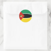 Aufkleber für die Flagge Mosambiks (Tasche)