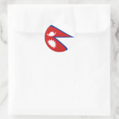 Aufkleber für die Flagge Nepals (Tasche)