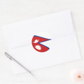 Aufkleber für die Flagge Nepals (Umschlag)