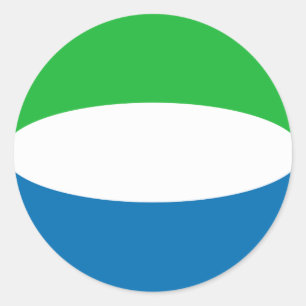 Aufkleber für die Flagge Sierra Leone