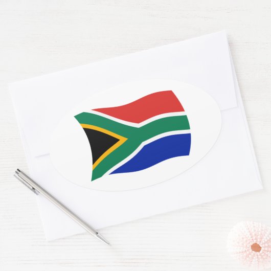 Aufkleber für die Flagge Südafrikas (Umschlag)