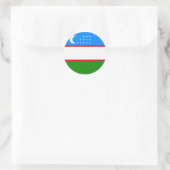 Aufkleber für die Flagge Usbekistans (Tasche)