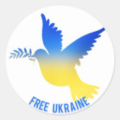Aufkleber für die freie Ukraine (Vorderseite)
