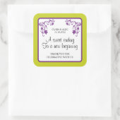 Aufkleber für die Gastgeschenk Hochzeit (Tasche)