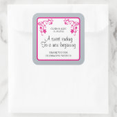 Aufkleber für die Gastgeschenk Hochzeit (Tasche)