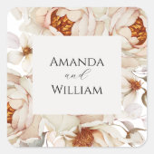 Aufkleber für die Gastgeschenk Hochzeit (Vorderseite)