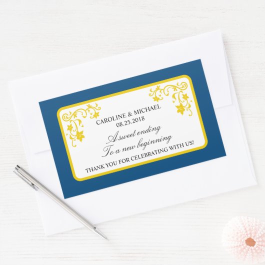 Aufkleber für die Gastgeschenk Hochzeit (Umschlag)