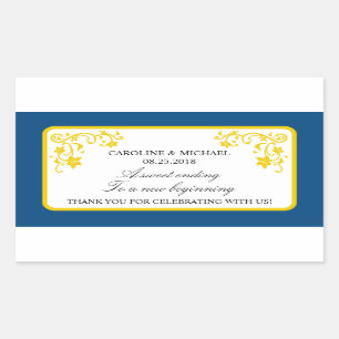 Aufkleber für die Gastgeschenk Hochzeit