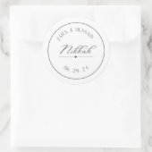 Aufkleber für die Gastgeschenk Hochzeit, Aufkleber (Tasche)