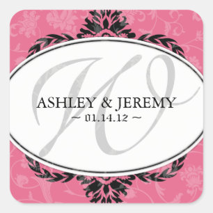 Aufkleber für die Gastgeschenk Hochzeit Honeysuckl