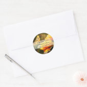Aufkleber für die Gastgeschenk Hochzeit von Gelben (Umschlag)