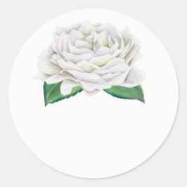 Aufkleber für die Gastgeschenk Hochzeit White Rose