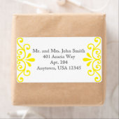 Aufkleber für die gelbe Adresse (Insitu)