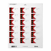 Aufkleber für die Geschenkmarke Adressaufkleber (Vorne)