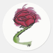 Aufkleber für die gestrichene Rose (Vorderseite)