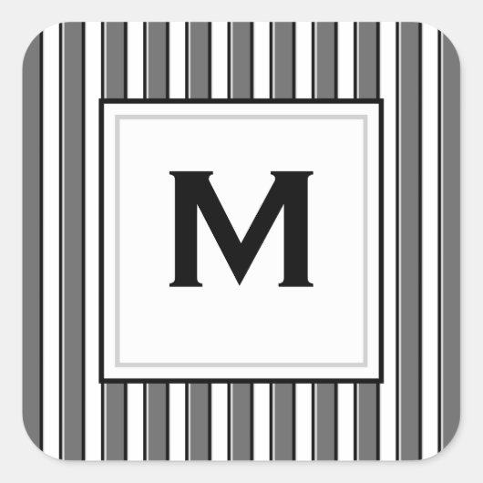 Aufkleber für die Graue schwarze Streifen (Vorderseite)