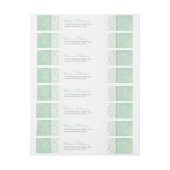 Aufkleber für die grün gestrichene Spitze (Bogen)