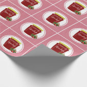 Aufkleber für die hausgemachte Jam Label bearbeitb Geschenkpapier (Ecke)