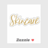 Aufkleber für die Hautpflege (Blatt)