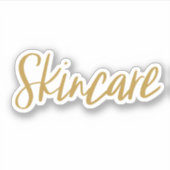 Aufkleber für die Hautpflege (Vorderseite)