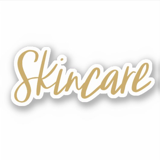 Aufkleber für die Hautpflege (Vorderseite)