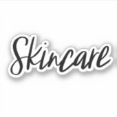 Aufkleber für die Hautpflege (Vorderseite)