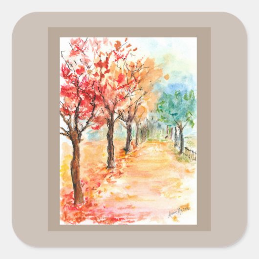 Aufkleber für die Herbststraße (Vorderseite)