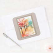 Aufkleber für die Herbststraße (Umschlag)