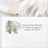 Aufkleber für die Hochzeitstiefelette "Green Folia (Insitu)