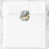 Aufkleber für die Holzhütte (Tasche)
