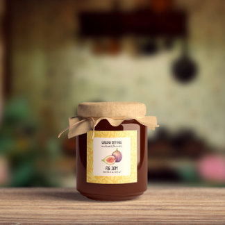 Aufkleber für die Hütte Fig-Jam-Produkt