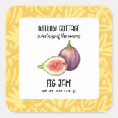 Aufkleber für die Hütte Fig-Jam-Produkt (Vorderseite)