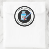 Aufkleber für die Impfstoffgestaltung (Tasche)