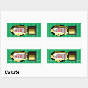 Aufkleber für die individuell anpassbare Foto-Fußb