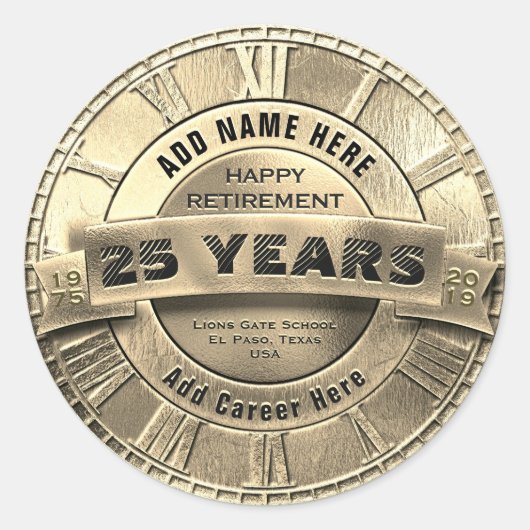 Aufkleber für die individuelle Altersvorsorge (Vorderseite)