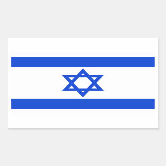 Aufkleber für die Irsael-Flagge