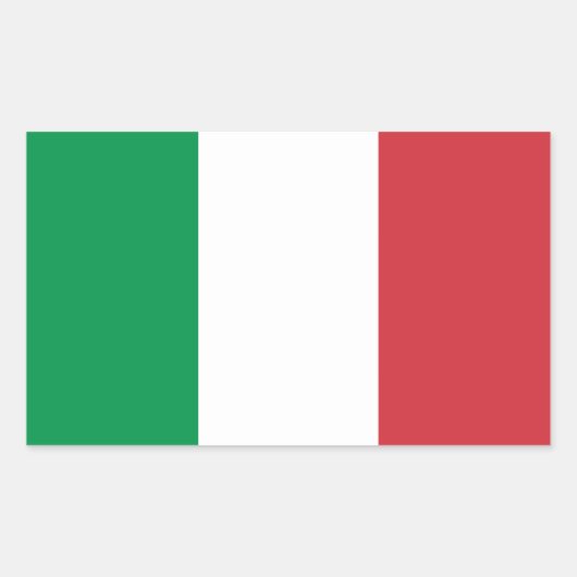 Aufkleber für die italienische Flagge (Vorderseite)