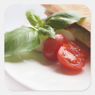 Aufkleber für die italienische Lebensmittelmarke