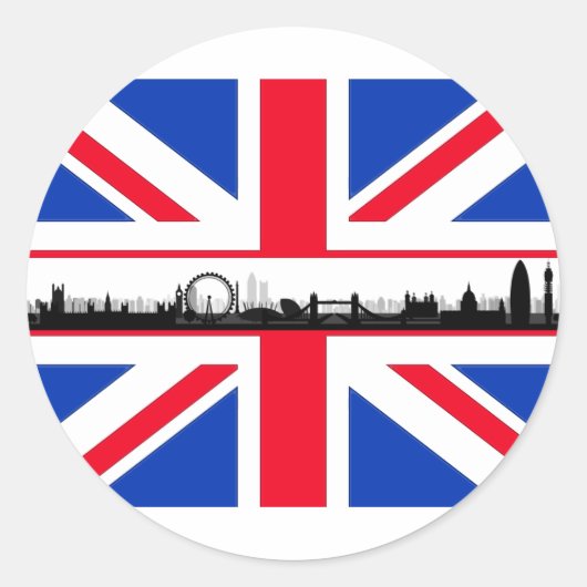 Aufkleber für die Jack-Flagge von London Eye Skyli (Vorderseite)