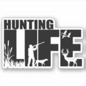 Aufkleber für die Jagd (Vorderseite)