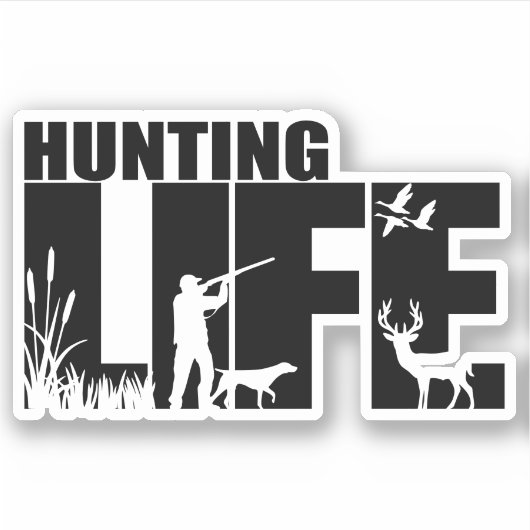 Aufkleber für die Jagd (Vorderseite)