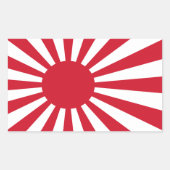 Aufkleber für die japanische Flagge (Vorderseite)