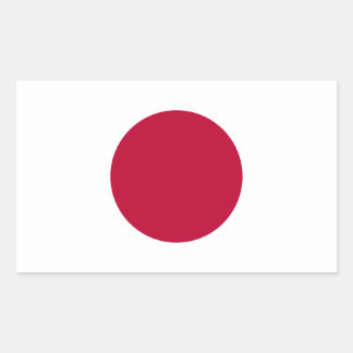 Aufkleber für die japanische Flagge