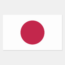 Aufkleber für die japanische Flagge
