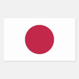 Aufkleber für die japanische Flagge