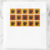 Aufkleber für die Kaffeepacken (Tasche)
