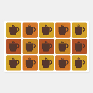 Aufkleber für die Kaffeepacken