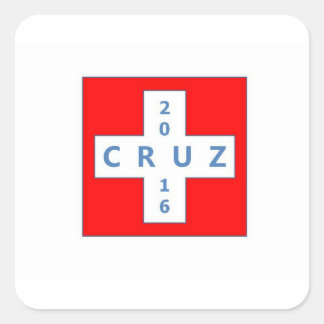 Aufkleber für die Kampagne cruz2016