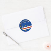 Aufkleber für die kap-verdische Flagge (Umschlag)